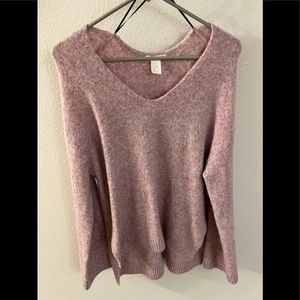 Pink oversized sweater